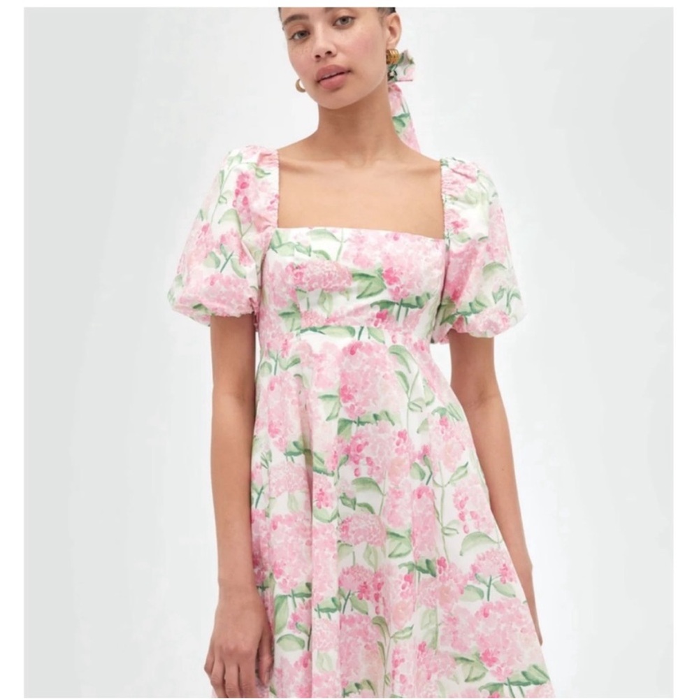 NWT Hill House Home Matilda Mini Dress in Pink Hydrangea Size XXS